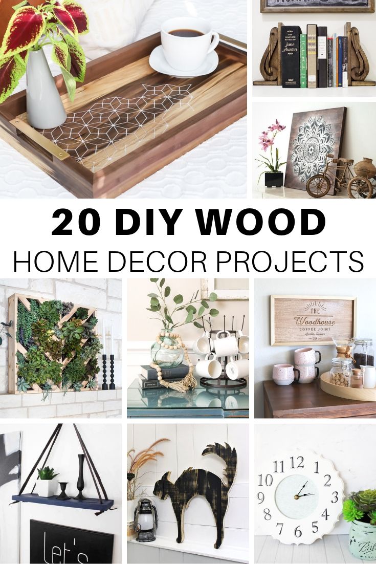20 Cute DIY Wood Home Decor Projects – The House of Wood